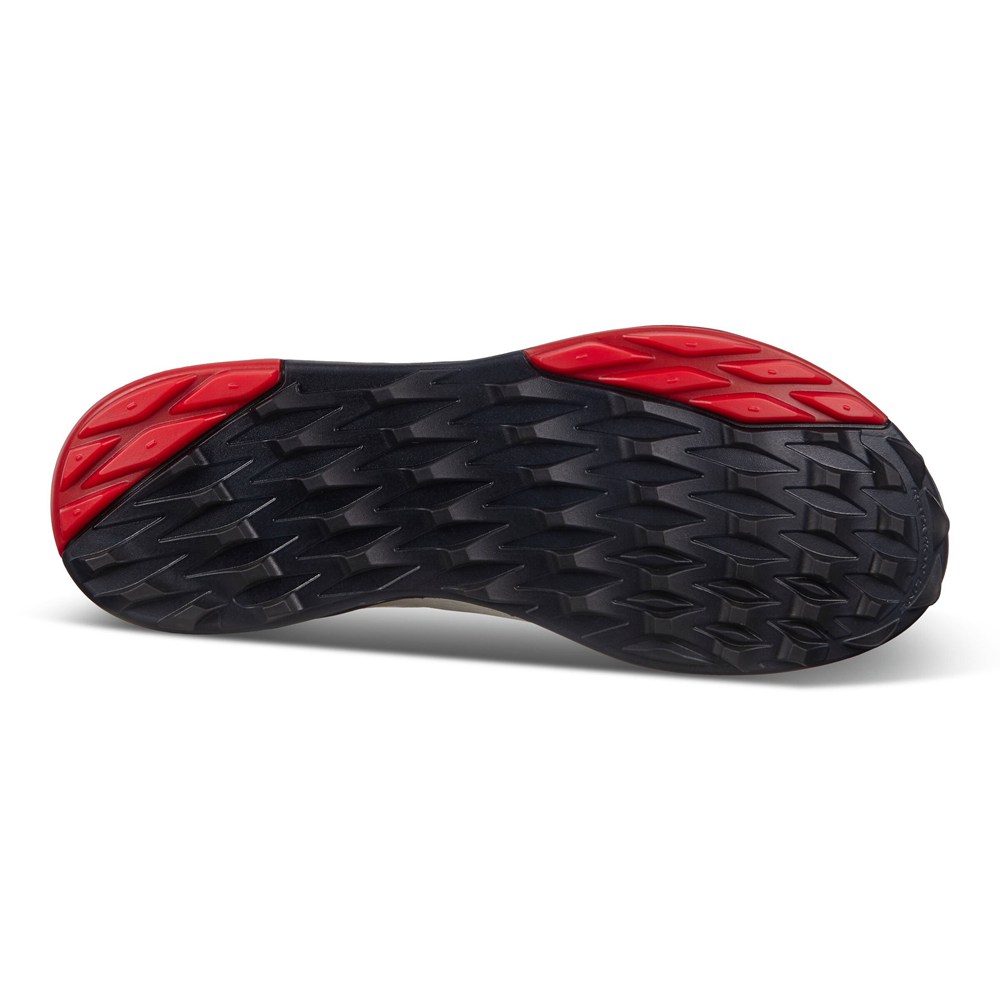 Mens Golf Shoes - ECCO Biom Cool Pro - White/Black/Red - 4605VWBTX